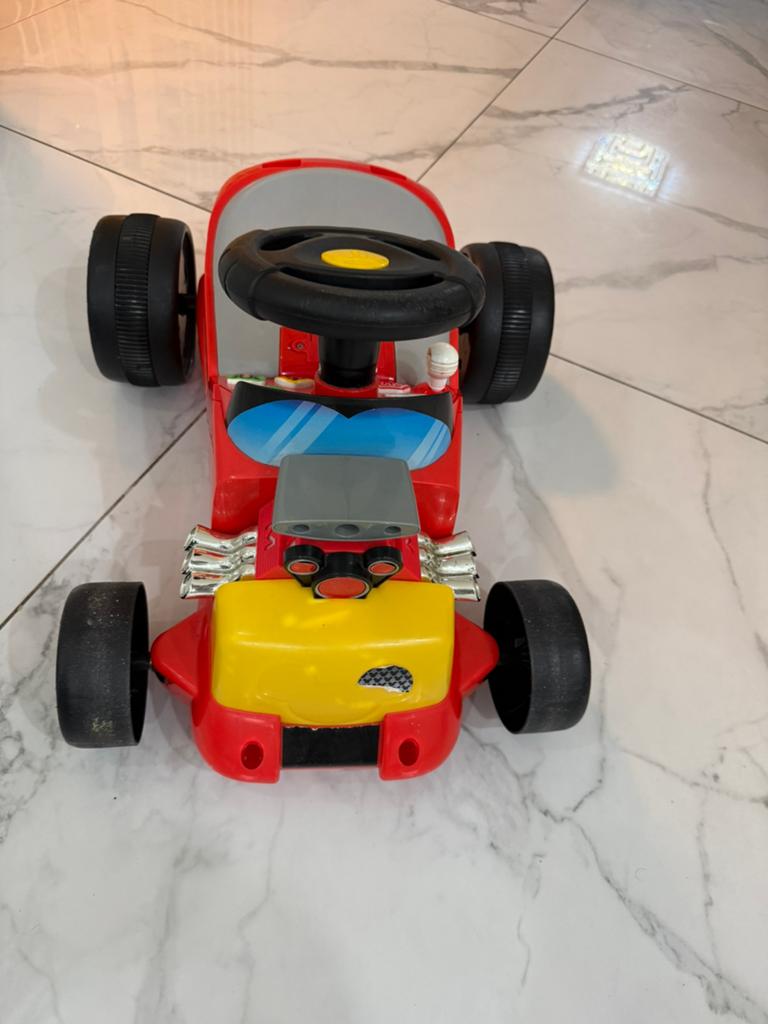 Speelgoed auto, Ophalen