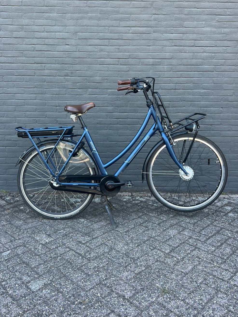 Freebike Bronx E-Transporter N3 Blauw 400Wh Accu e-bike, Overige merken, Ophalen of Verzenden, Zo goed als nieuw, 55 tot 59 cm