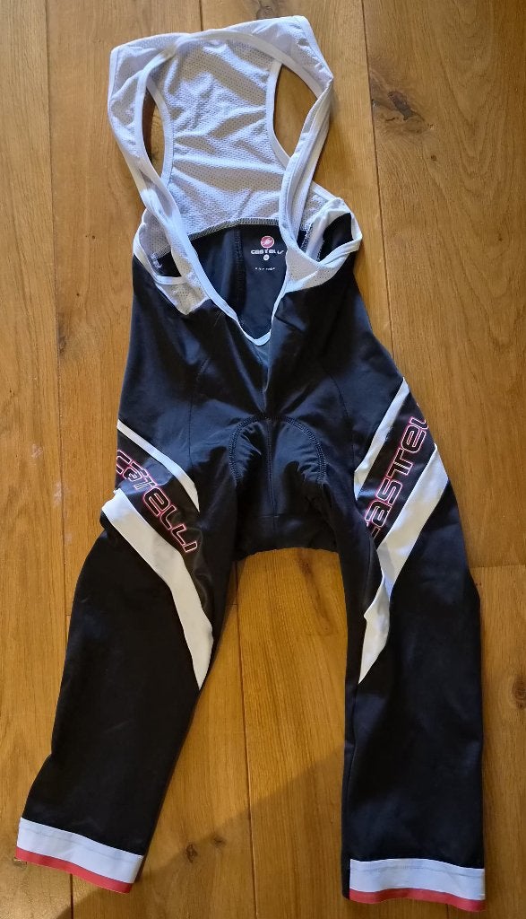 Castelli fietsbroek met bretels - Maat XL, Castelli, Zo goed als nieuw, XL, Bovenkleding