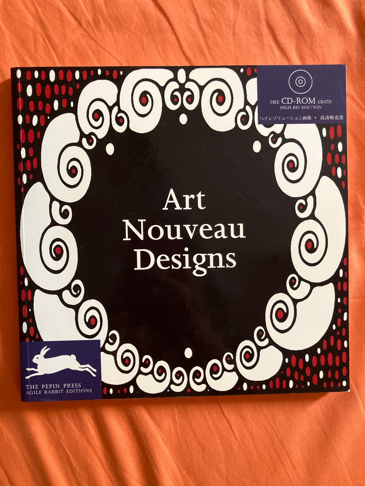 Art Nouveau Designs Boek met CD-ROM, Boeken, Ophalen of Verzenden, Zo goed als nieuw, Overige onderwerpen