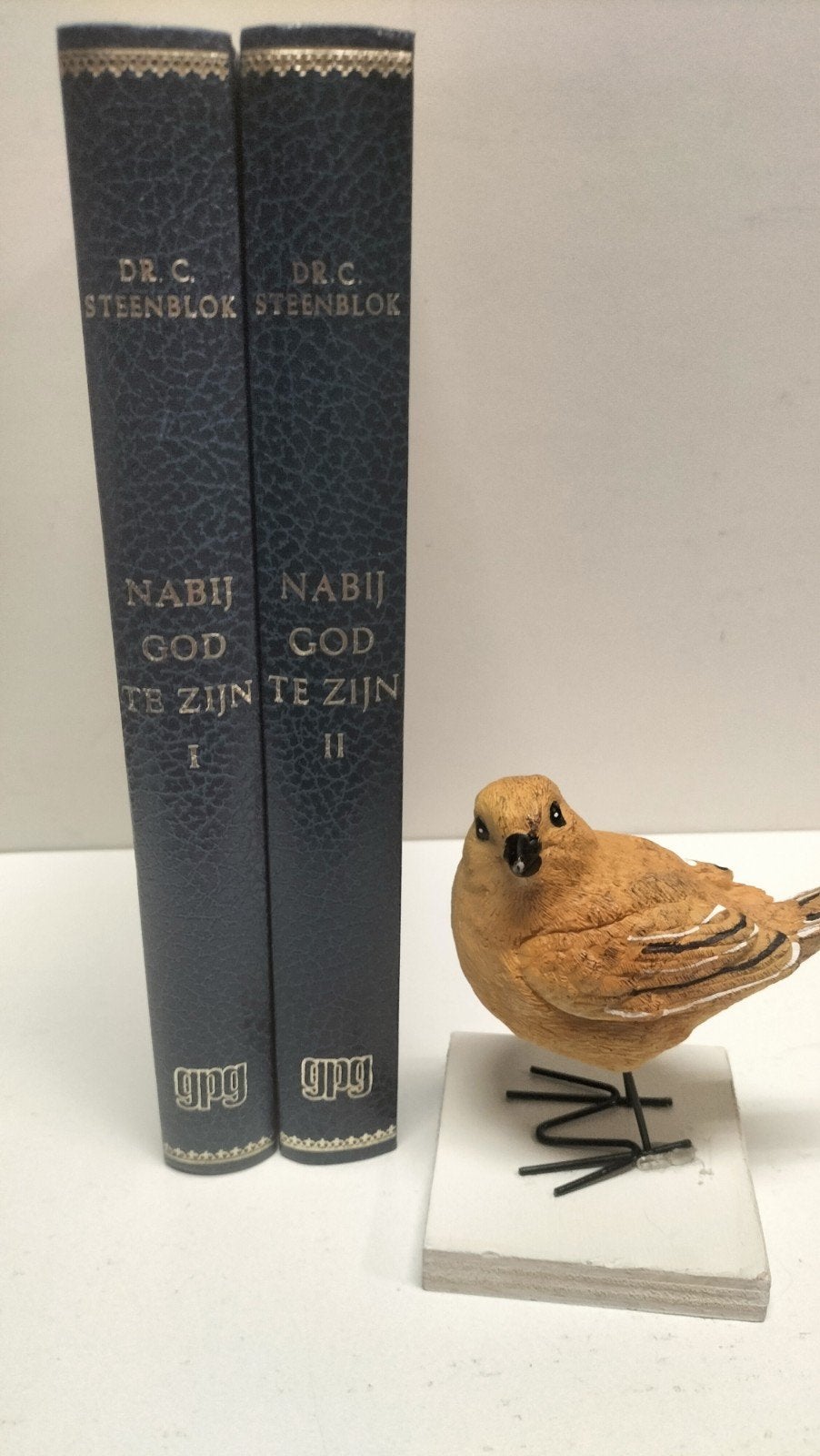 Steenblok, Dr. C. Nabij God te zijn deel 1 en  2, Boeken, Ophalen of Verzenden, Gelezen, Christendom | Protestants