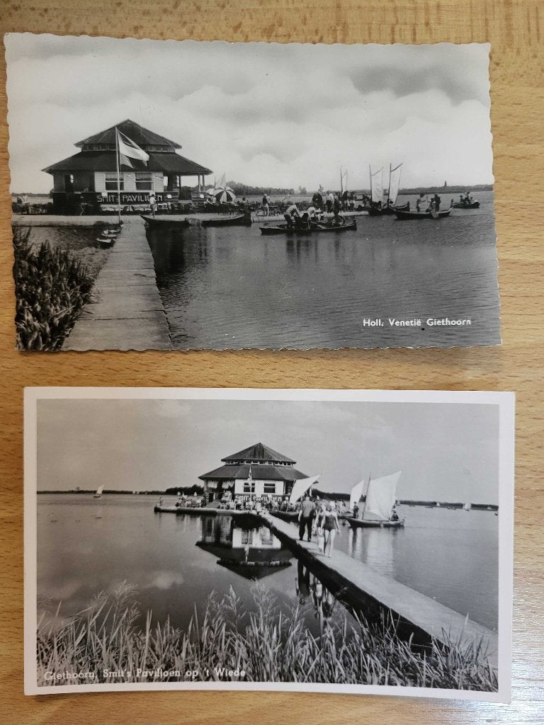 ansicht GIETHOORN Paviljoen (2x), Ophalen, Voor 1920, Overijssel