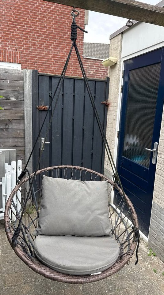 Comfortabele hangstoel/ hangschommel, Tuin en Terras, Hangmatten, Ophalen, Nieuw, Eenpersoons, Buiten