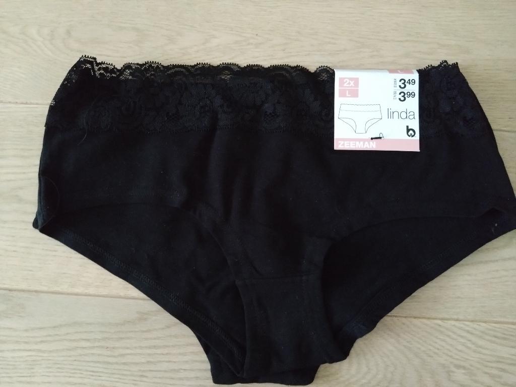 NIEUWE hipster-onderbroeken 6st., Kleding | Dames, Ondergoed en Lingerie, Zeeman, Ophalen of Verzenden, Zwart, Slip