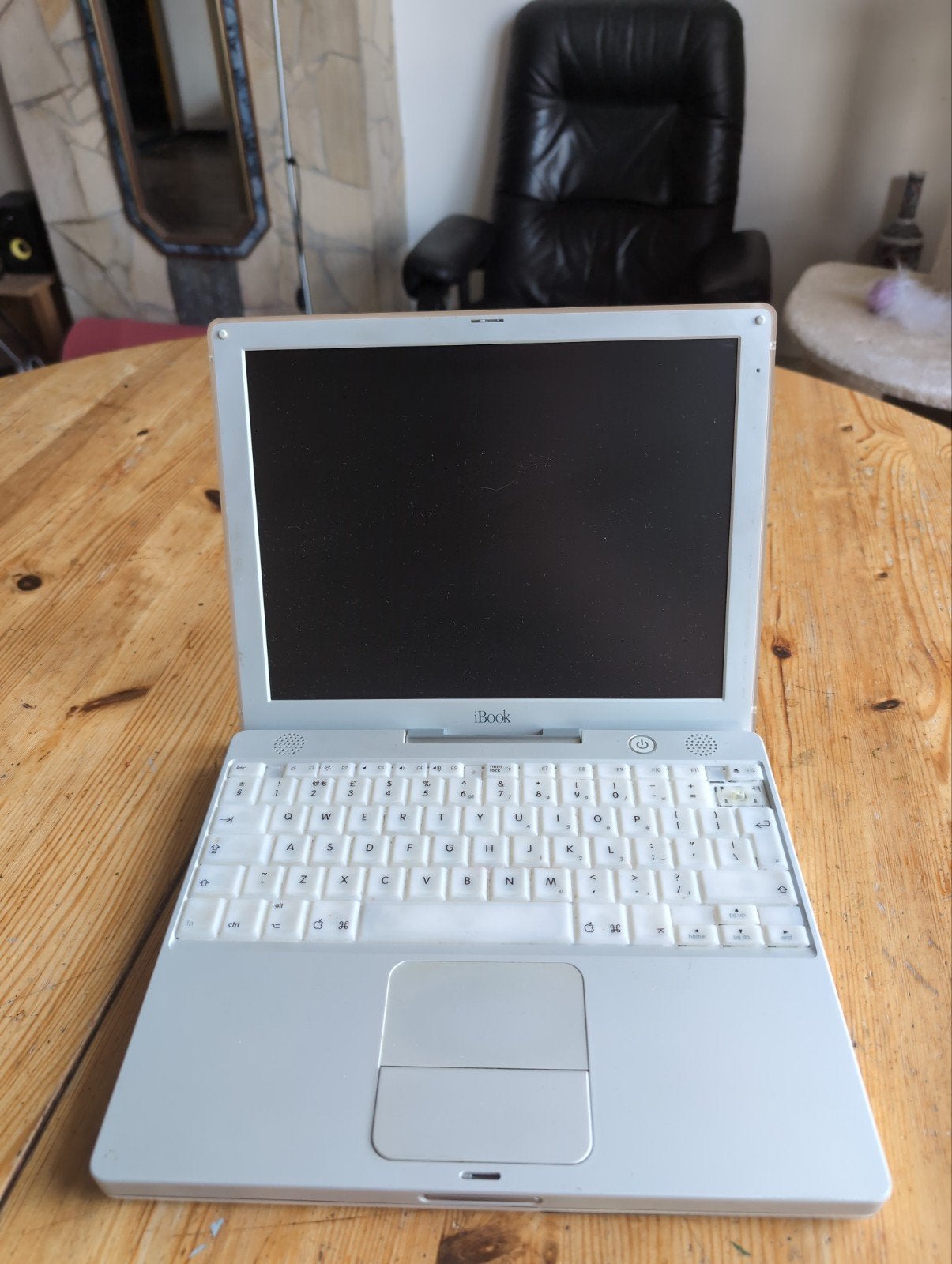 Apple iBook G3/500 (Late 200) met Mac OSX 10.3, Ophalen of Verzenden