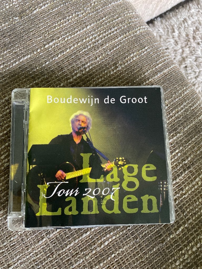 Boudewijn de Groot - Lage Landen Tour 2007 CD, Ophalen of Verzenden, Zo goed als nieuw, Live-album, Inclusief boekje
