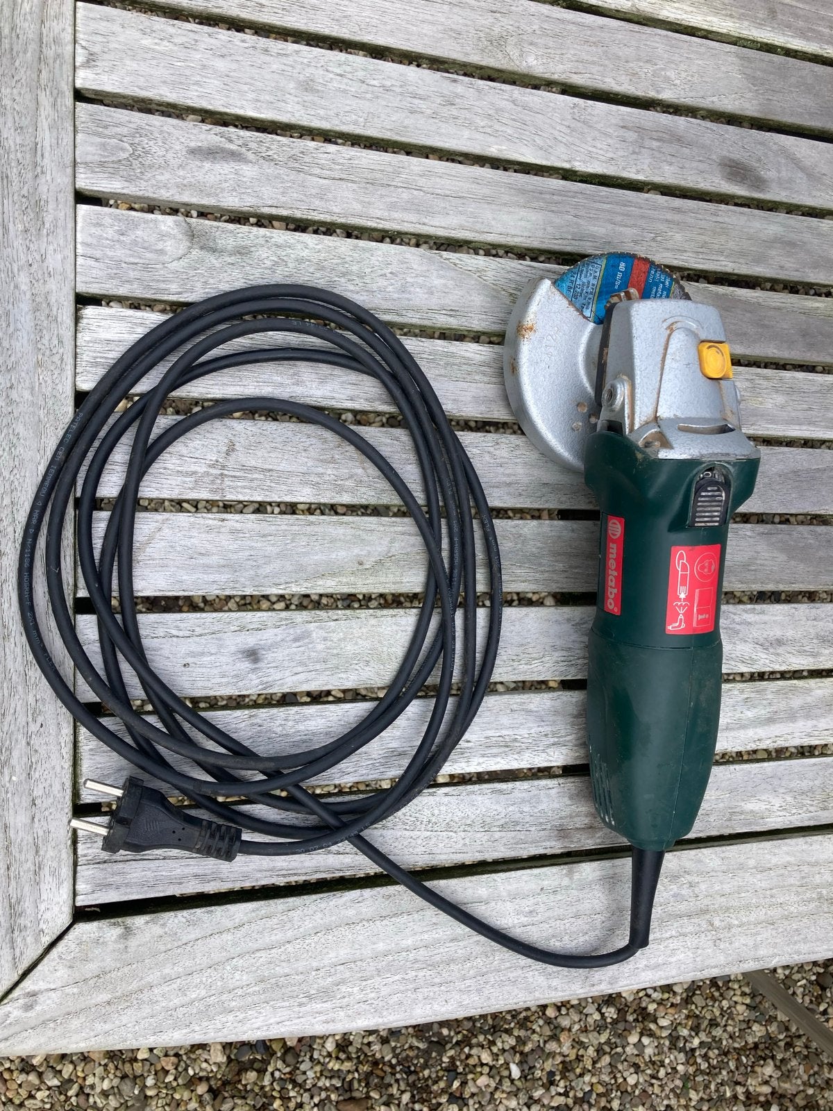 Metabo WE 14-125 PLUS Haakse Slijpmachine Ø125 1400W, Ophalen, Gebruikt, 1000 watt of meer, Haakse handslijpmachine