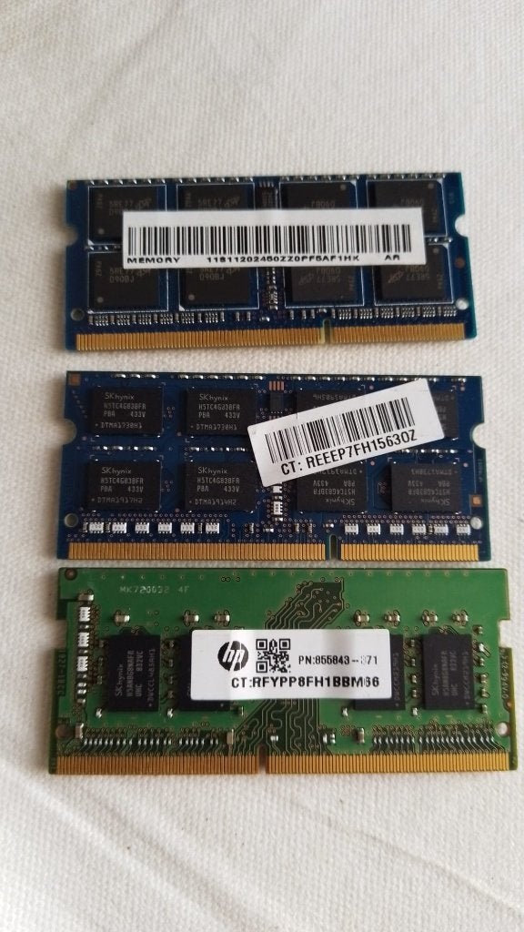 LAPTOP RAM geheugen 3X 8 GB, Computers en Software, Verzenden, Gebruikt, DDR3, Laptop