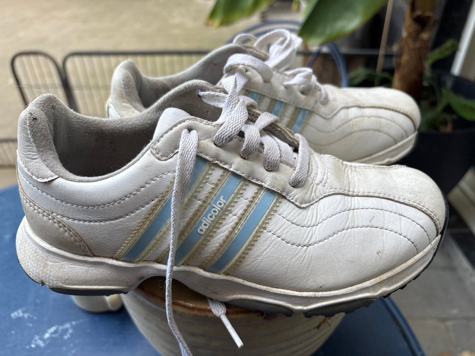 Adidas Adicolor sneakers maat 36, Ophalen of Verzenden, Gedragen, Wit, Sneakers of Gympen