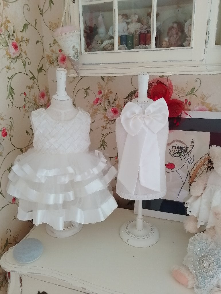Twee leuke brocante popjes, Ophalen of Verzenden