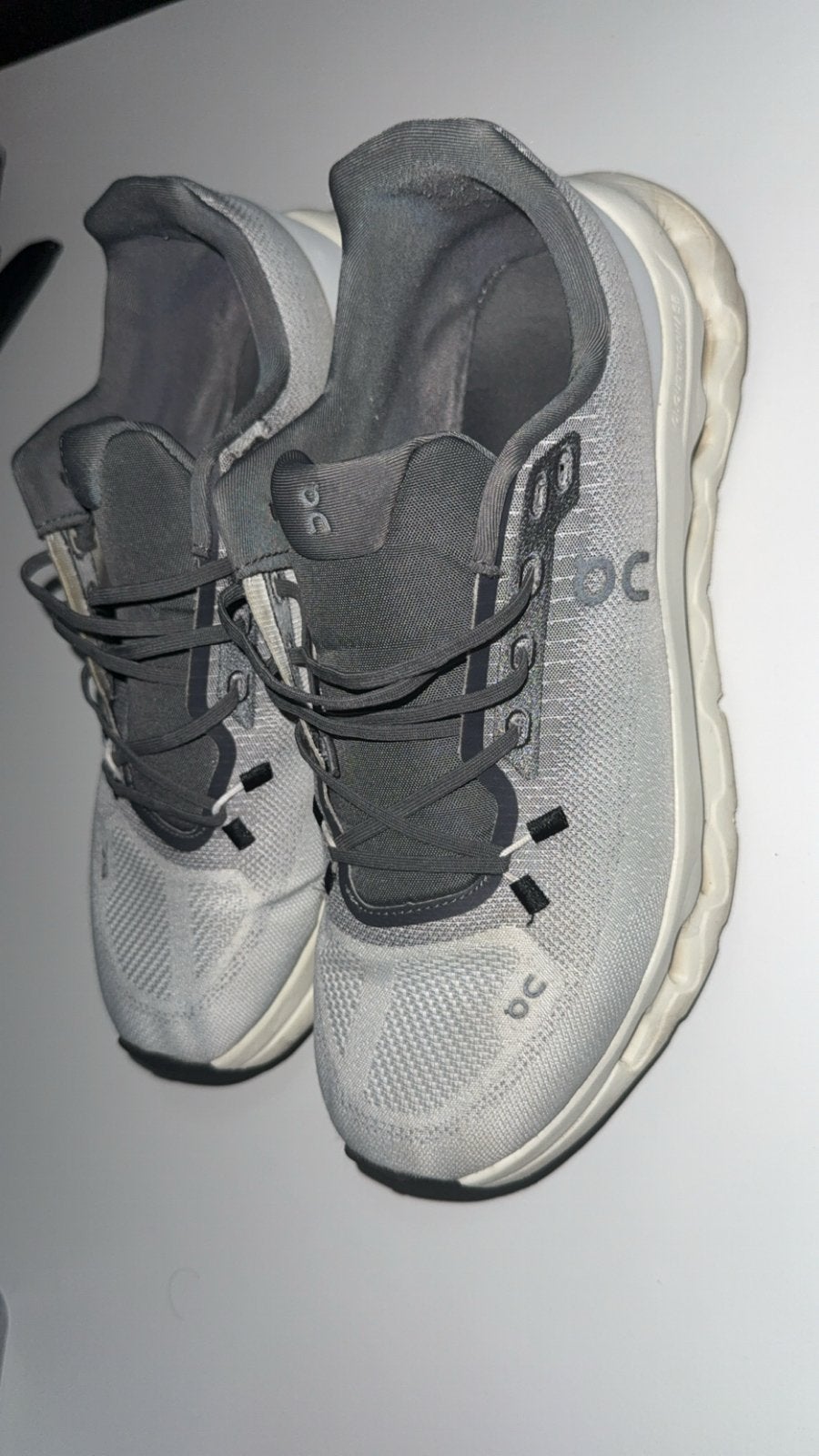 On Running Cloudmonster sneakers - Grijs - Maat 43, Ophalen of Verzenden, Gedragen, Overige kleuren, Sneakers of Gympen
