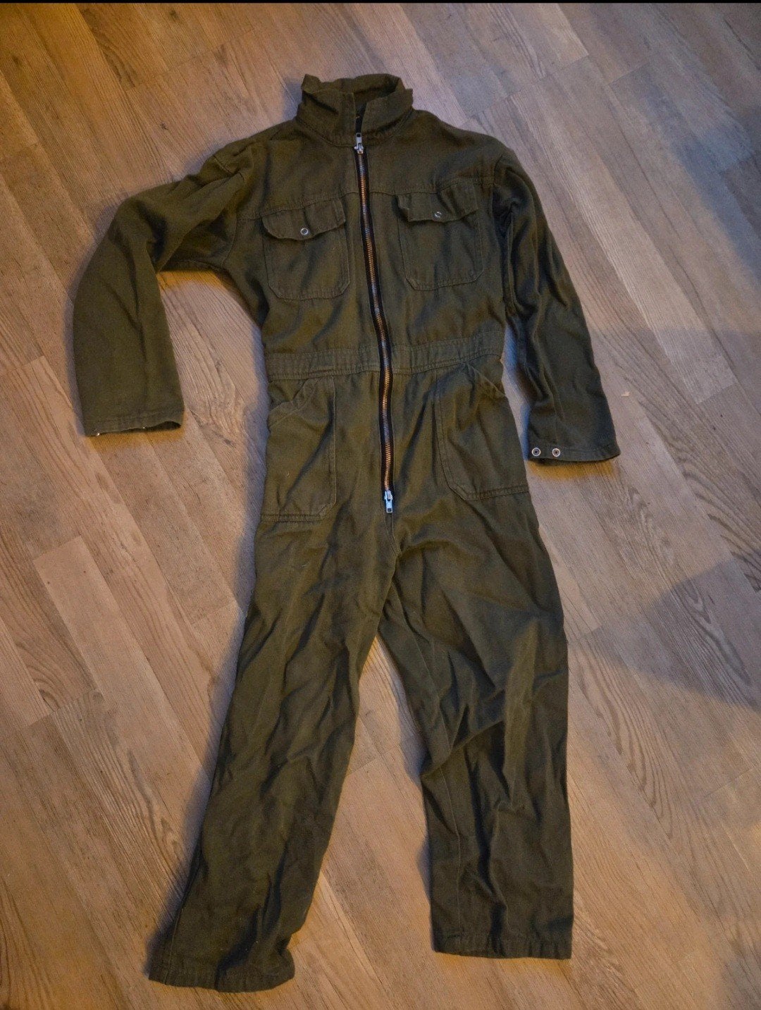 Army groene overall maat 140, Ophalen, Gebruikt, Jongen of Meisje, Overige typen
