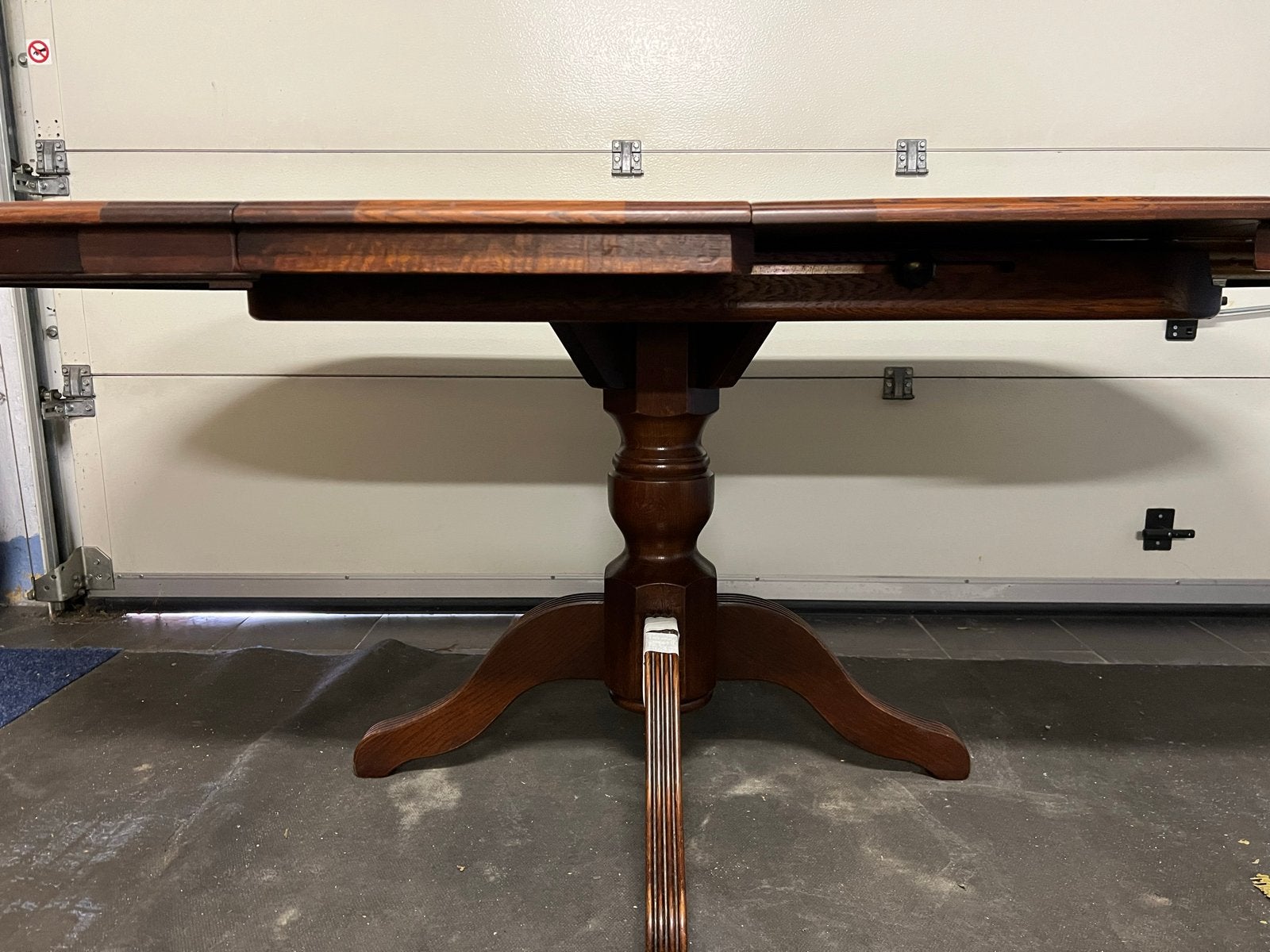 Bannink Jugendstil Donker Kersenhout Uitschuifbare Eettafel, Ophalen of Verzenden