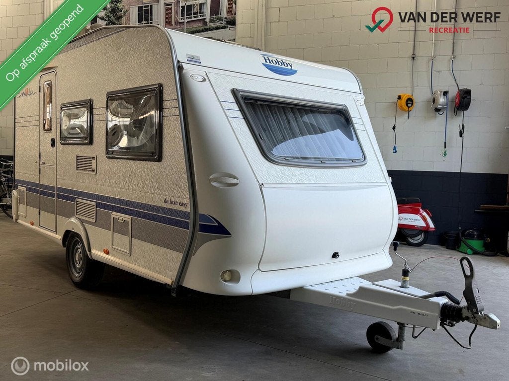 Hobby 400 SF De Luxe I Voortent I Boiler I Fietsendrager, Caravans en Kamperen, Caravans, Bedrijf, tot en met 4, 750 - 1000 kg