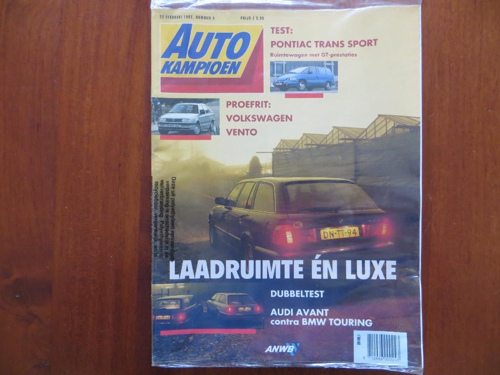 Autokampioen 4 1992 Pontiac Trans Sport GT, Honda Prelude, Ophalen of Verzenden, Nieuw, Honda