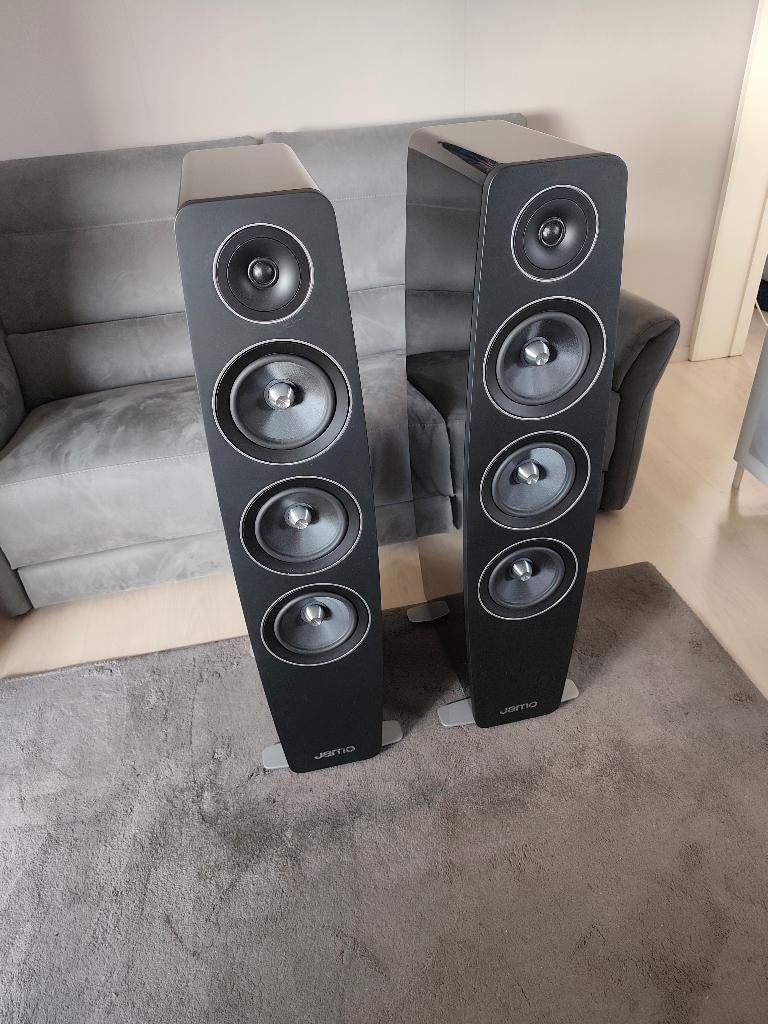 Jamo C 109, Ophalen, Zo goed als nieuw, 120 watt of meer, Front, Rear of Stereo speakers