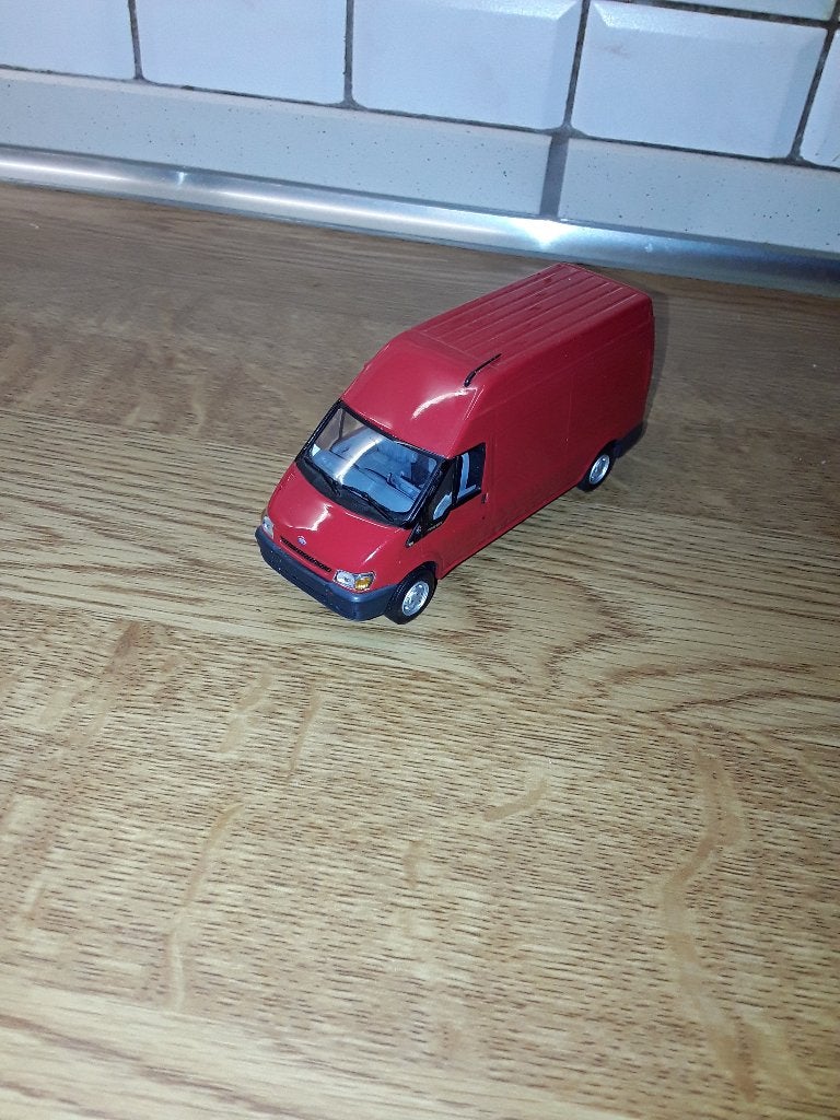 ford transit rood van minichamp, Ophalen of Verzenden, Zo goed als nieuw, Auto, MiniChamps