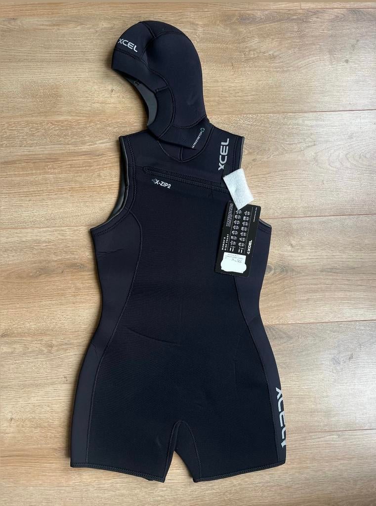 EXCEL Dames Thermoflex Hooded Shorty 6/5/4 - Maat 6, Ophalen of Verzenden, Nieuw, Zwart, Overige typen