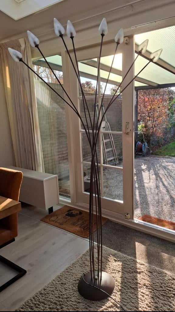 Prachtige vloerlamp Italië Marino Cristal, Ophalen, Glas, Minder dan 100 cm