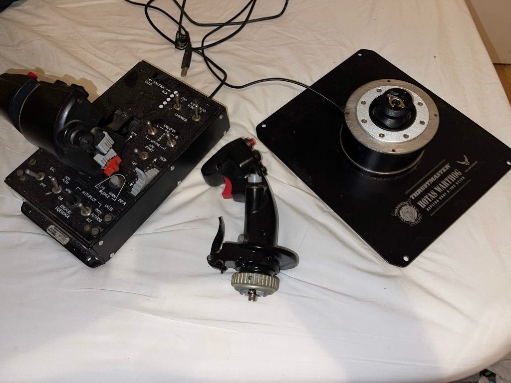 Thrustmaster HOTAS Warthog, Computers en Software, Joysticks, Ophalen of Verzenden, Zo goed als nieuw, Trustmaster