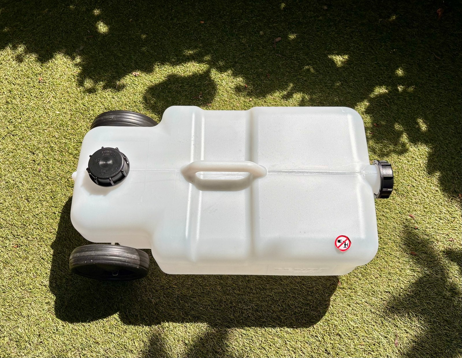 Originele Fendt Caravan vuilwatertank op wielen - 20L, Caravans en Kamperen, Ophalen, Nieuw