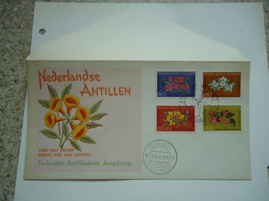 Nederlandse Antillen, Ophalen of Verzenden, Gestempeld