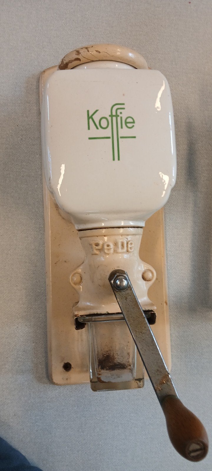 Antieke PeDe koffiemolen, Antiek en Kunst, Ophalen of Verzenden