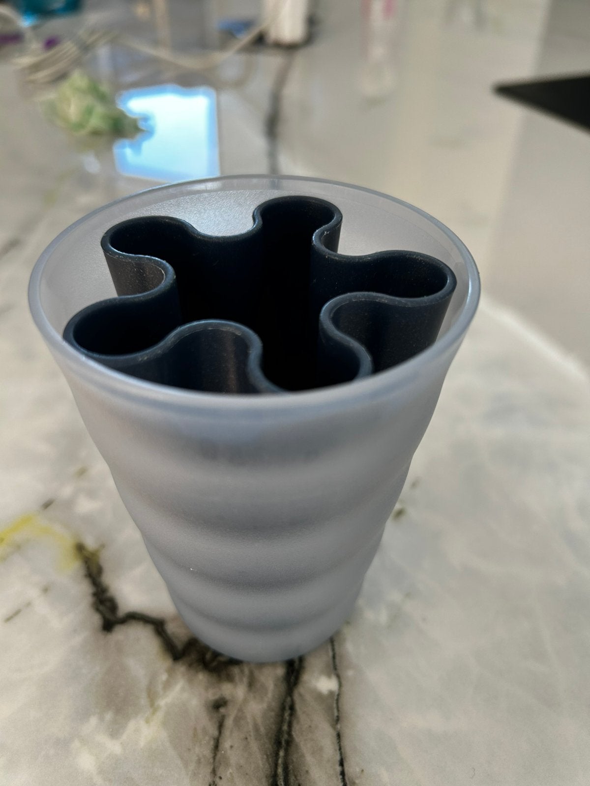 Tupperware tandenborstel houder blauw, Blauw, Overige merken, Overige typen, Ophalen of Verzenden