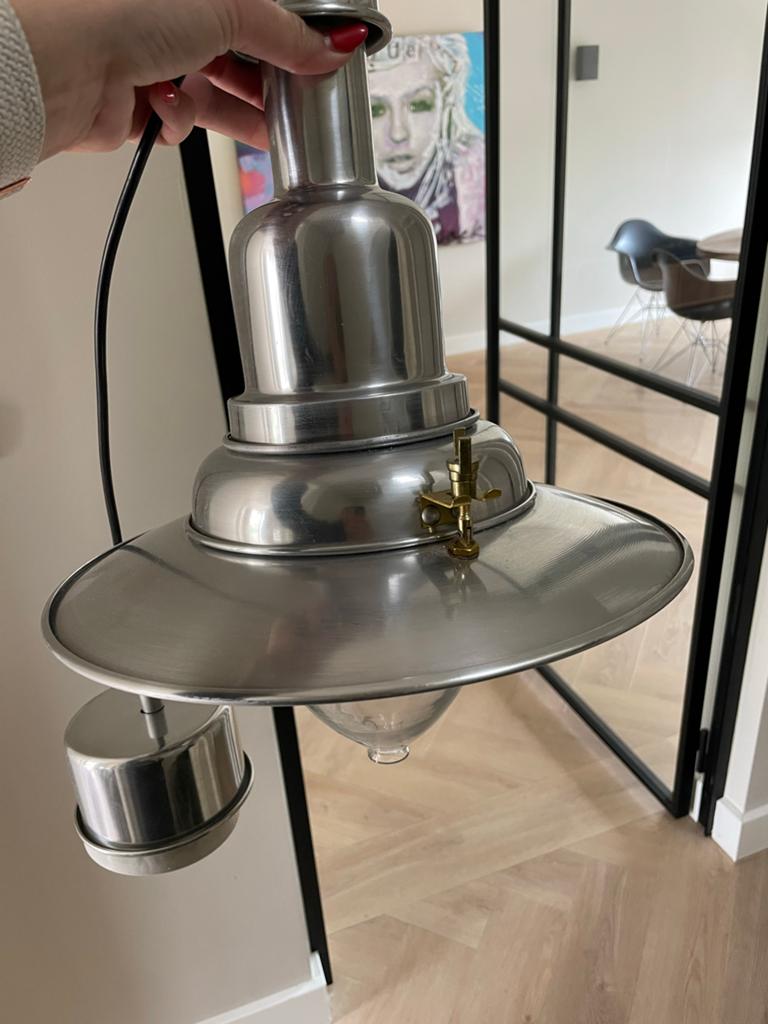 Industriele hanglamp, Ophalen, Zo goed als nieuw, Minder dan 50 cm