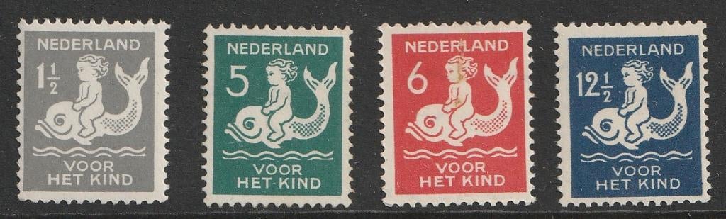 225-228 1929 Kinderzegels MNH, Ophalen of Verzenden, T/m 1940, Postfris