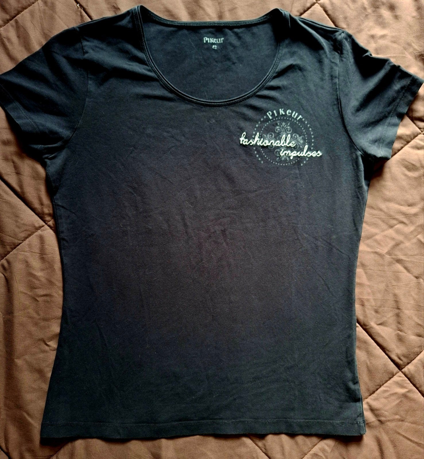 Gloednieuw Pikeur Paardrijshirt Maat 42 Zwart., Ophalen of Verzenden, Nieuw, Dressuur