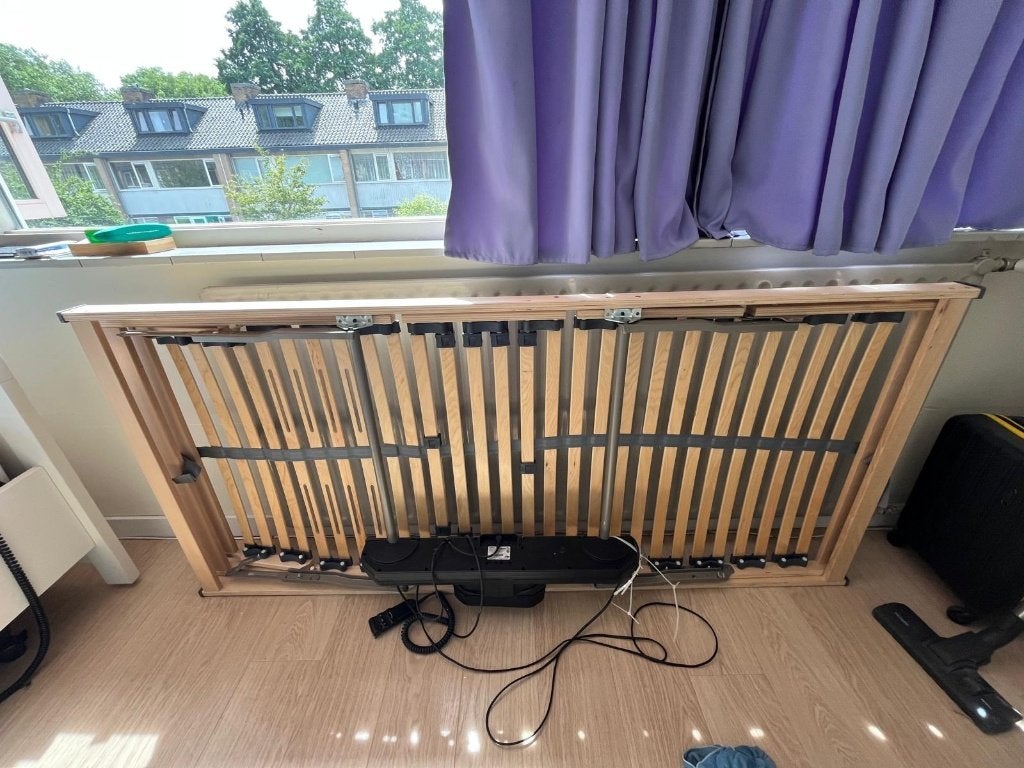Dewert Elektrische Lattenbodem 90x200, Ophalen, Gebruikt, 90 cm, Eenpersoons