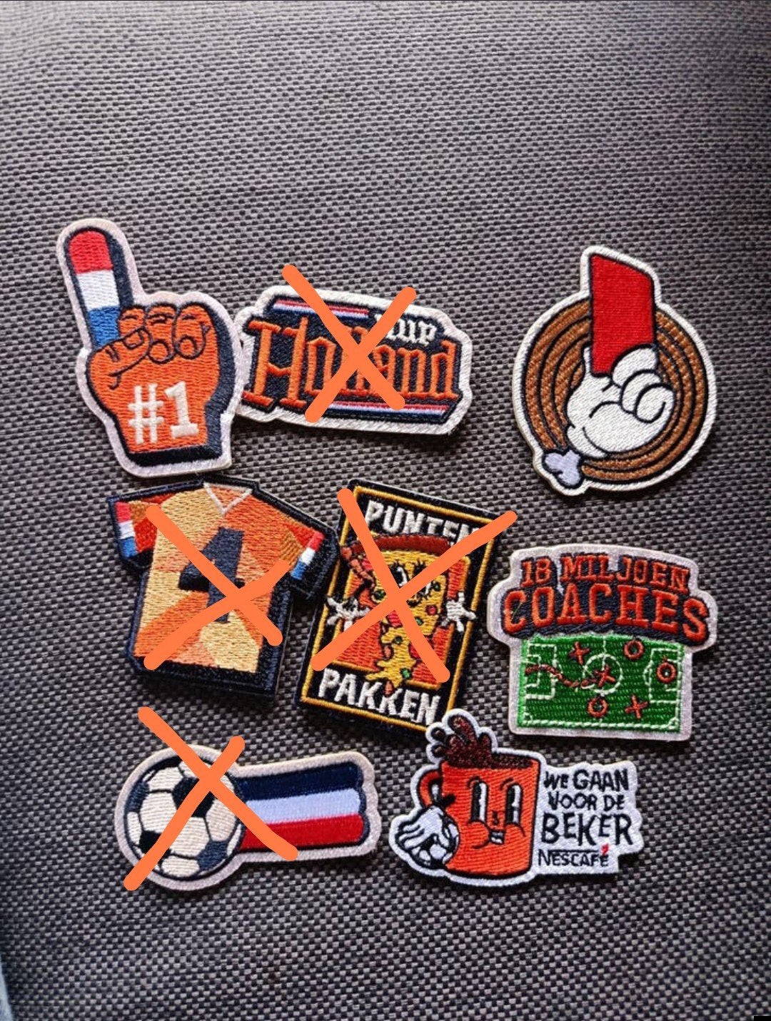 Juichjack emblemen, Ophalen of Verzenden