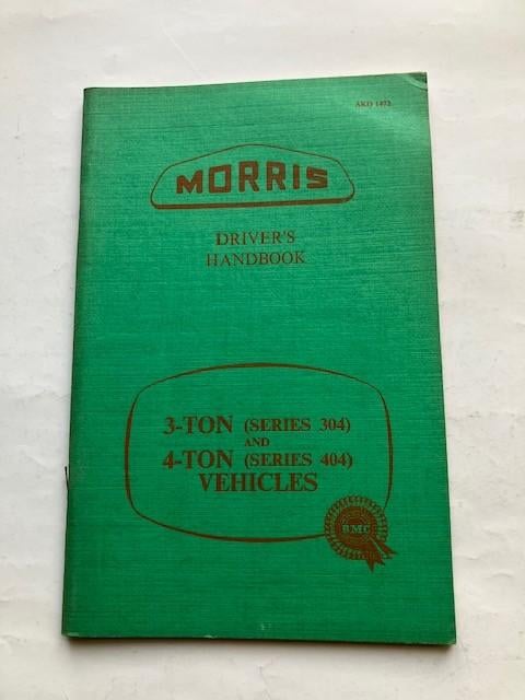Handleiding/Instructieboekje  Morris 3-T 304 4-T 404  Engels, Ophalen of Verzenden