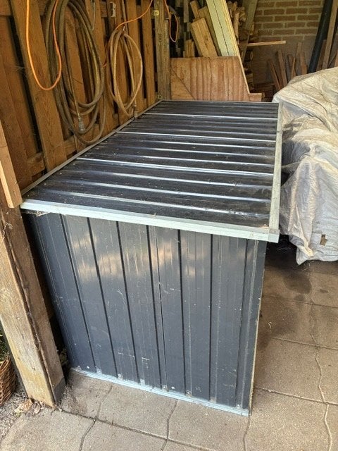 Te koop grote tuinkussenbox, Ophalen, Gebruikt