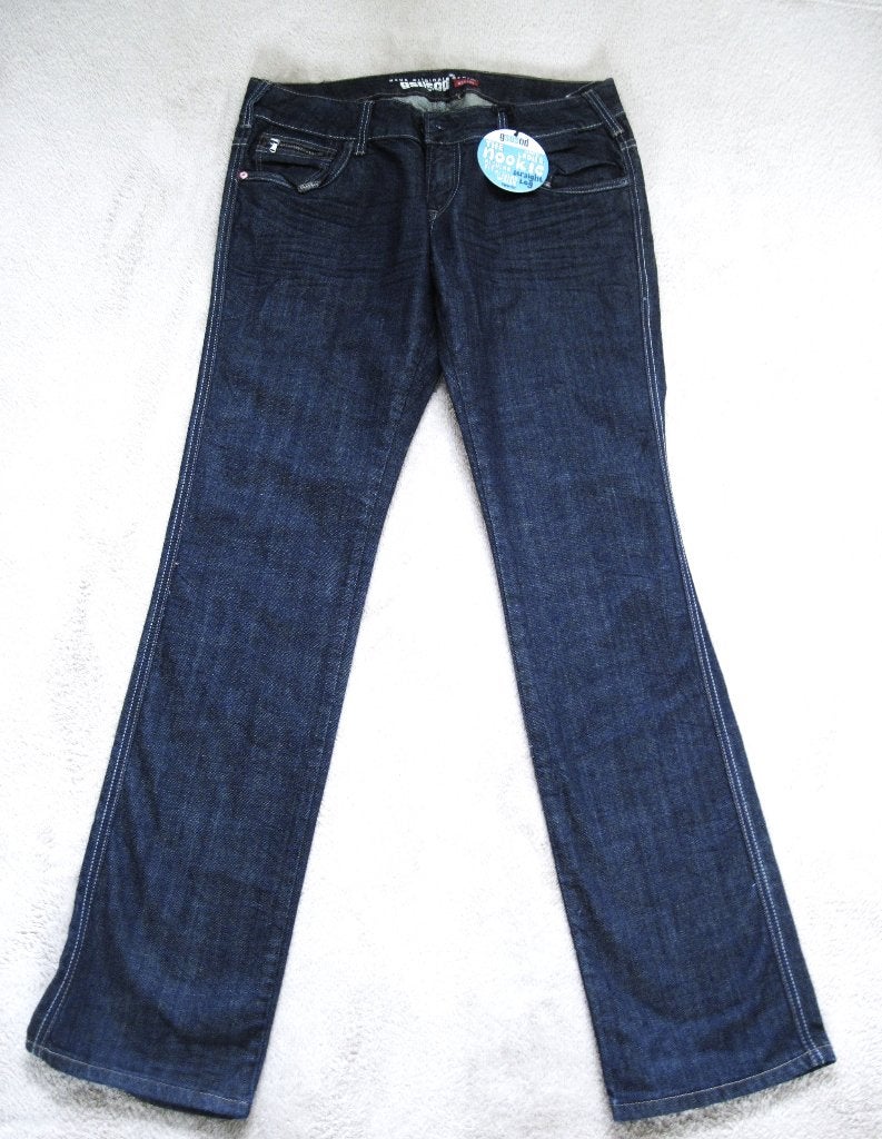 qsj  LEUKE DAMES JEANS van GSUSOD NIEUW Maat:30/34(L), Kleding | Dames, Spijkerbroeken en Jeans, Ophalen of Verzenden, Nieuw, Blauw