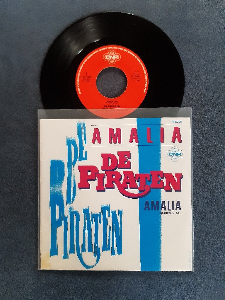 De Piraten – Amalia VG+/VG+, Ophalen of Verzenden, Gebruikt, 7 inch, Levenslied of Smartlap