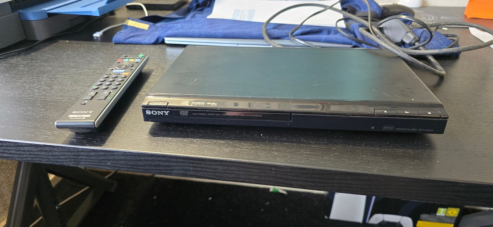 Sony DVP-SR100 DVD-speler met afstandsbediening, Ophalen of Verzenden, Gebruikt, Dvd-speler, Sony