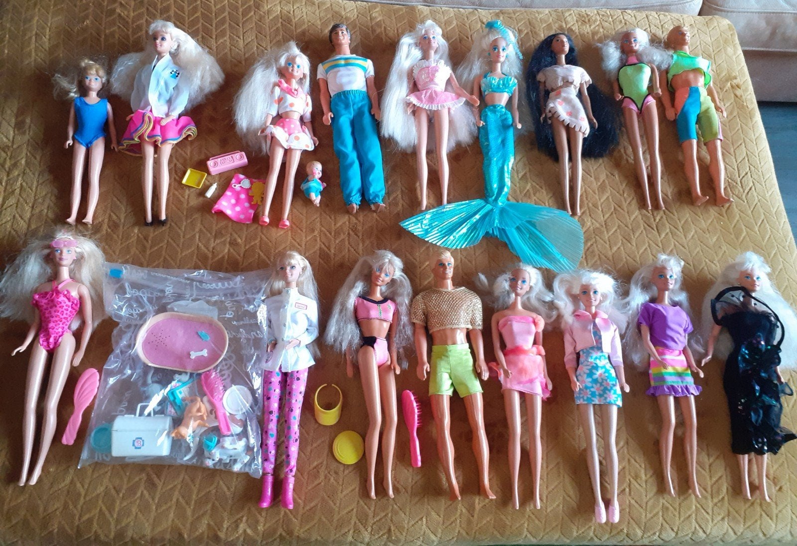 Barbie en Ken poppen jaren 80/90, Ophalen of Verzenden, Gebruikt, Pop