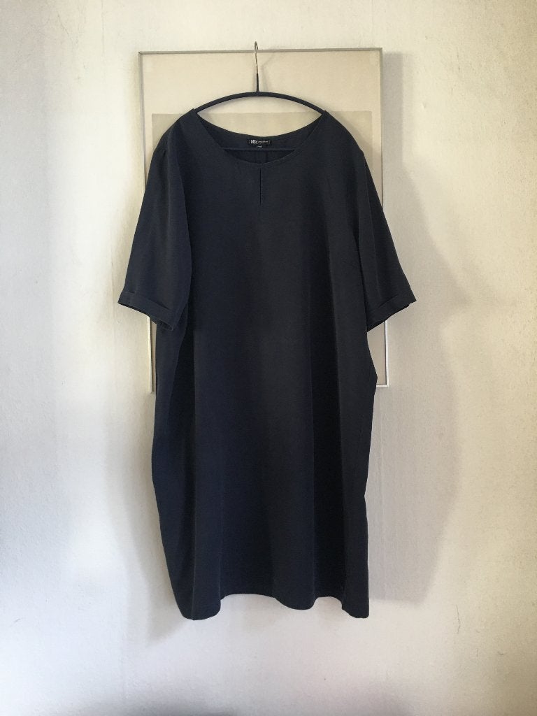 Nachtblauwe Jurk | 100% Tencel | Maat XXL | Nieuw, Kleding | Dames, Blauw, Jurk, Nieuw, Didi