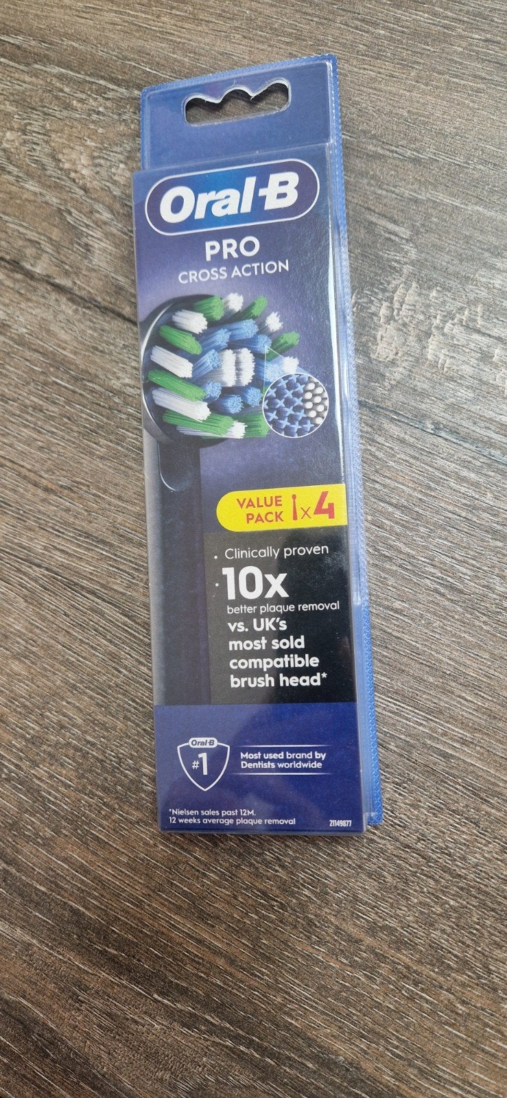 4 Oral-B opzetborstels, Witgoed en Apparatuur, Ophalen, Nieuw, Scheren en Epileren
