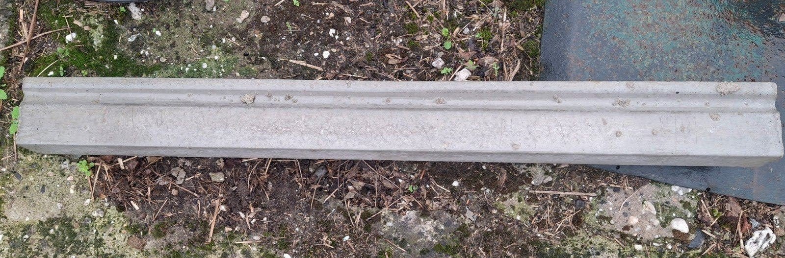 1 betonnen latei 100 cm x 9.8 cm x 6 cm, Ophalen, Beton