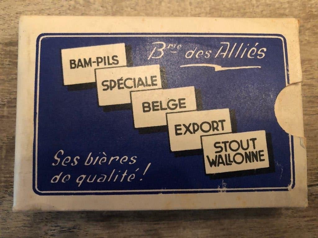 speelkaarten Brasserie des Alliés (BAM), Ophalen of Verzenden, Zo goed als nieuw, Speelkaart(en)