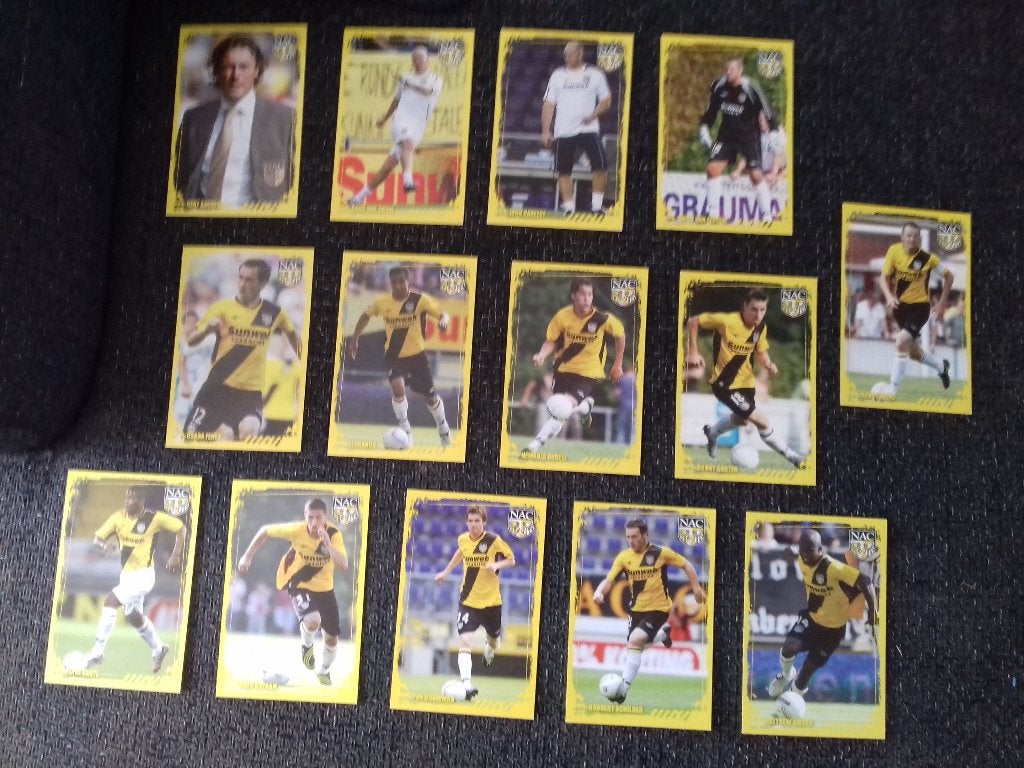 Set spelerskaarten van NAC Breda, Verzamelen, Sportartikelen en Voetbal, Nieuw, Spelerskaart, NAC Breda, Ophalen of Verzenden