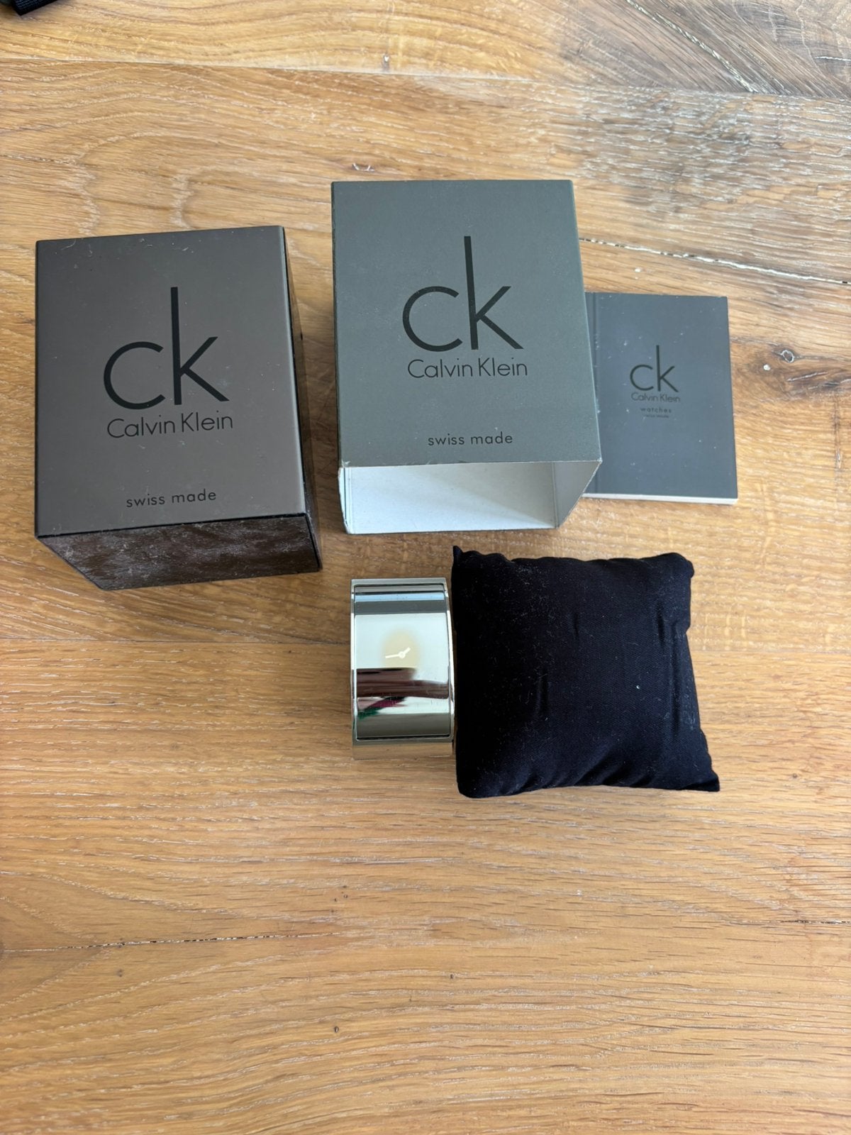 Calvin Klein CK horloge, Overige merken, Staal, Staal, Polshorloge