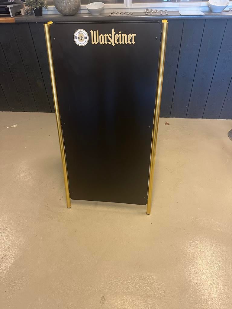 Warsteiner stoep krijtbord, Ophalen of Verzenden, Gebruikt