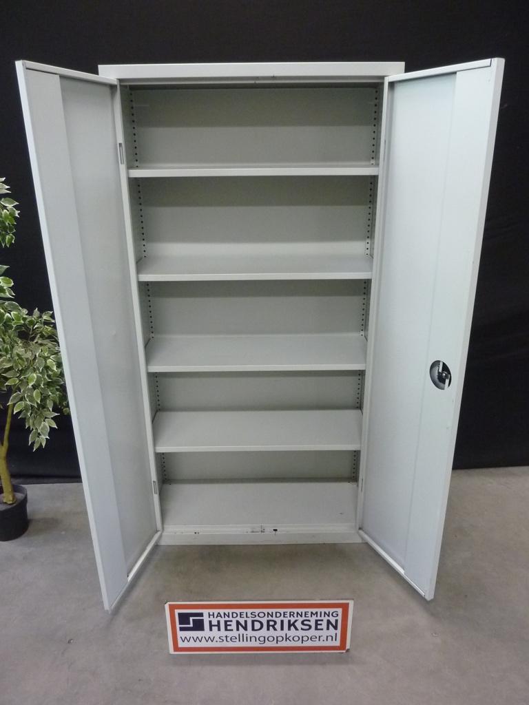 Stalen werkplaatskast / kast / draaideurkast 100x40x195cm, Gebruikt, Handelsonderneming Hendriksen, Ophalen of Verzenden, Munstermanstraat 6 - Hal 3 - Silvolde