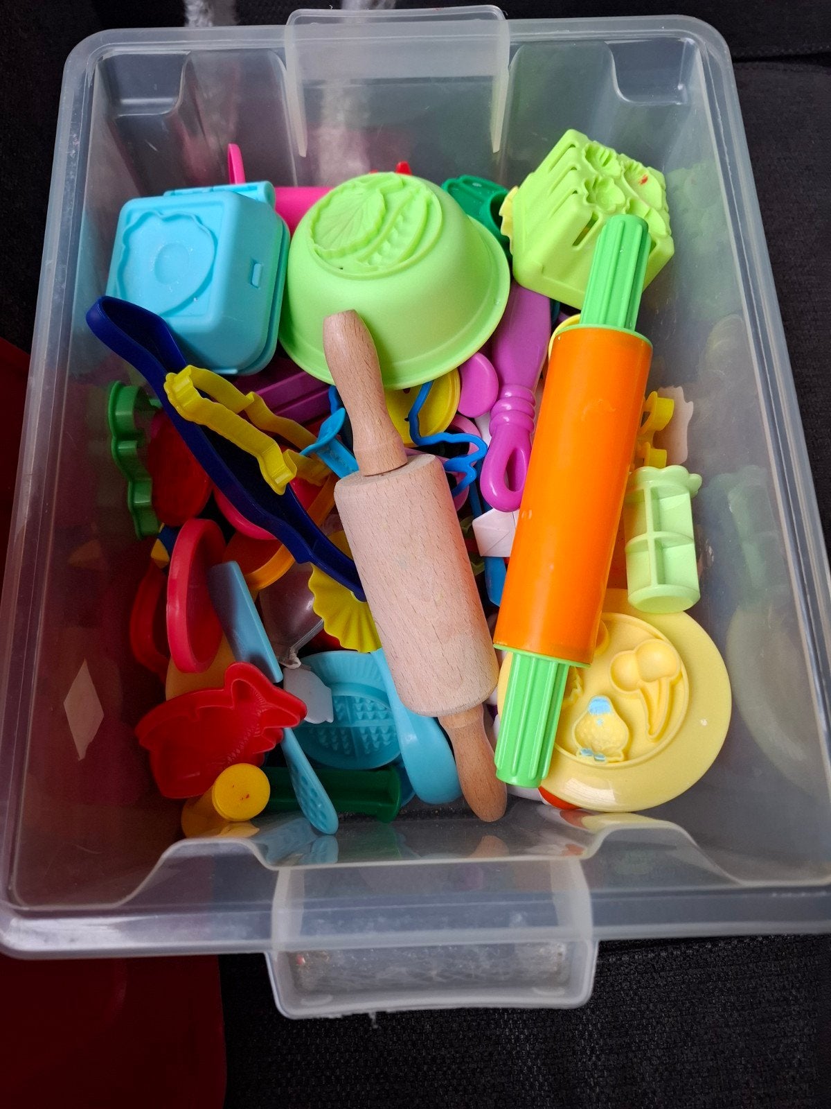 Klei speelset met diverse vormpjes en gereedschap, Kinderen en Baby's, Ophalen, Gebruikt, Bouwen