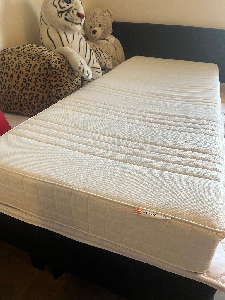 Matras en topper 80 x 200, Ophalen, Eenpersoons, Zo goed als nieuw, 80 cm