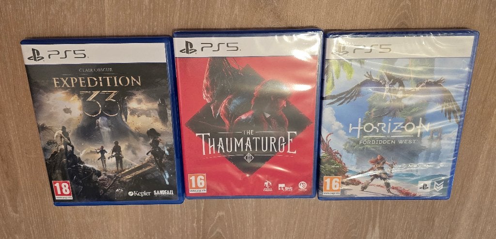 PS5 - Expedition 33 / The Thaumaturge / Horizon (Sealed), 1 speler, Ophalen of Verzenden, Nieuw